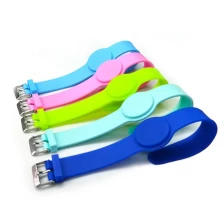 porcelana 125kHz/13.56MH RFID Color Color pulsada TK4100/F08 Silicona Smart Brote para nadar Control de acceso deficiente fabricante