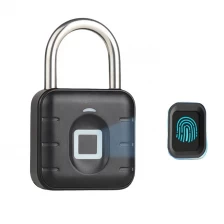 China High Quality Waterproof IP67 Fingerprint Wardrobe Cabinet Lock for Luggage with Battery Smart Biometric Finger Print Padlock manufacturer