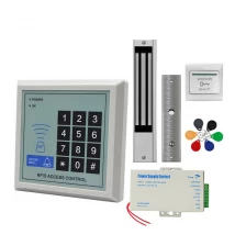 porcelana Controlador de acceso de teclado de plástico más barato Lock Magnet Electric Magnet 180 kg Botón de salida Etiquetas RFID Kits de sistema de control de acceso fabricante