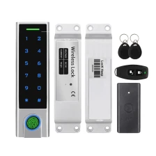 Cina Kit di blocco della porta intelligente esterna Wireless Sistema di controllo dell'accesso al lettore di impronte digitali produttore
