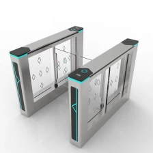 porcelana Swing de reconocimiento de cara personalizada Control de acceso de seguridad RFID SUS304 Puerta de barrera de inducción rápida Tray fabricante