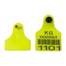 Chine En gros 860-960MHz étiquette de puce animale multi-gamme à longue portée à longue portée de vache bétail mouton uhf rfid oreille étiquette pour le système de suivi du bétail fabricant