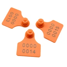 Chine 134.2 kHz Numéro d'animaux Eartag Bovins Pig Pig Mouton RFID Ear fabricant