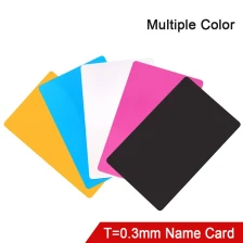 Chine Matériel d'essai multicolore de feuille de métal d'alliage d'aluminium de carte de visite de 0.3mm pour la Machine de marquage de Laser fabricant