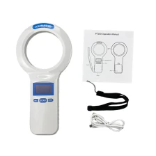 China ISO11784/85 Long Range 134.2KHZ RFID Animal Scanner Cattle Cow Ear Tag Reader manufacturer