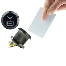 China Small Mini Smart Security Door Lock Waterproof Outdoor Wiegand RFID 125KHZ Proximity Card Access Control Reader Sensor manufacturer