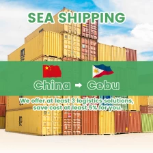 China sea freight to Philippines shipping rates with consolidation storage door to door service lcl to philippines manufacturer