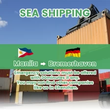 Tsina China Shipping Forwarder Murang pagpapadala mula sa Pilipinas sa Germany Europe Philippines sa UK Sea Freight Rates tagagawa