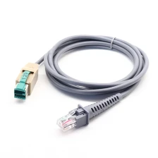 China 12V Powered USB Extension Cable with RJ50 10P10C Connector manufacturer