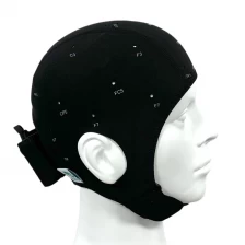 China Cap de 32 líderes EEG compatível com 10-20 Sistema Internacional de Eletrodos | Reutilizável EEG Universal Cappa de cabeça | Fabricante da China Dongguan fabricante