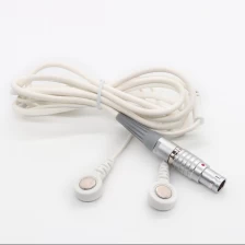 中国 M12 M16 4 PINオスコネクタからデュアル4.0mmへの磁気メススナップリードワイヤーケーブル| ISO13485メーカーのDongguan メーカー