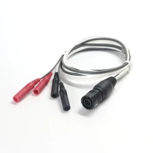 China Customized Hirose Plug To 4 Leads 2.0mm Electrode Pin With Sheath Medical Cable | Dongguan Electrotherapy Cable Manufacturer manufacturer