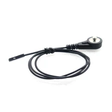 China Customized Dupont 2.54mm Female Plug to 4.0mm Medical Electrode Male Snap Cable | Dongguan ISO13485-Certified Medical Cable Supplier manufacturer