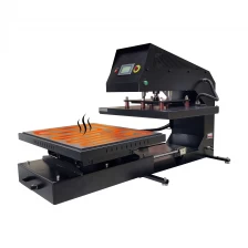 China Pneumatic Large Heat Press with Dual Heating Platens & PLC Controller - APHD-32S (60x80cm) manufacturer