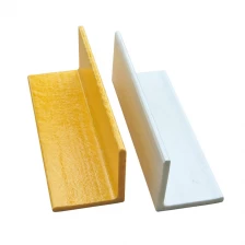 China High Strength Pultruded FRP GRP L Section Shapes Structural Fiberglass Angles Manufacturers manufacturer