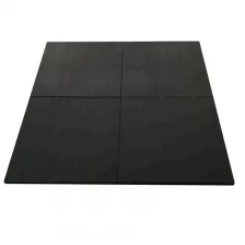 Китай Высококачественная резиновая плитка толщиной 15-50 мм, прочный резиновый пол для фитнеса, резиновый пол для спортзала производителя