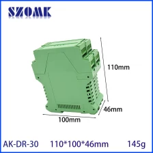 China Nylon UL94-V0 Plastik-Schienenscheibe 110*100*46 mm AK-DR-30 Hersteller