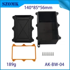 China 140*85*56MM AK-BW-04  Waterproof Junction Box Cable Terminal Box Outdoor Lights Housing Ip68 Pc Electrical Enclosure manufacturer