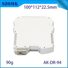 Cina 100*112*12.5MM AK-DR-93 Green Pcb Din Rail Type Terminal Blocks Connector Electrical Transformer Din Rail Enclosure - COPY - sr4fe8 produttore