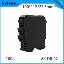 Cina 114*100*46MM AK-DR-91 Din Rail Mount Terminal Electrical Enclosure PA66 Flame Retardant Pcb Fixed Control Boxes - COPY - 33nnd6 produttore