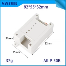 中国 82*54*32mm AK-P-50Bディンレールマウントベースインストール回路基板ABS PLCボックス優れた熱散逸 メーカー