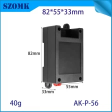 中国 82*54*32mm AK-P-56温度および湿度センサーハウジングPLCインダストリアルディンレールエンクロージャー メーカー