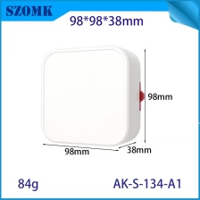 중국 98*98*38mm AK-S-134 프로젝트 케이스 케이스 플라스틱 하우징 벽 마운트 PCB 용 소형 플라스틱 인클로저 제조업체