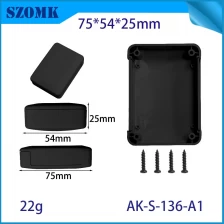 중국 75*54*25mm AK-S-136 정션 박스 커버 보안 모니터링 파워 ABS 플라스틱 하우징 제조업체