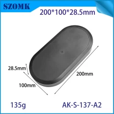 중국 200*100*28.5mm AK-S-137 아크 형성 플라스틱 쉘 핸드 헬드 장치 박스 전자 케이스 범용 제품 쉘 제조업체