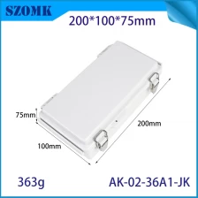 China AK-02-36A1-JK ABS IP67 Outdoor Wall Mounted Optical Fiber Distribution Box Termination Box 200X100X75MM manufacturer