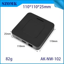 الصين AK-NW-102 WIFI Control Control Player Media Player دفق مربع التلفزيون 4K ABS Electrical Box 110*110*26mm الصانع