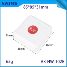 الصين AK-NW-102B DOORBRING BUNTER BUNTER BUNTER SECTICE SESSION SOS SOS Shell 85*85*31mm الصانع