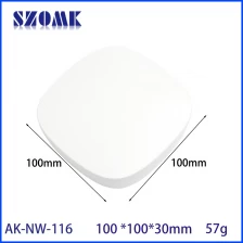 Chine AK-NW-116 WiFi Gateway IoT Access Point Point Enclosure Boîte de jonction blanche pour PCB 100 * 100 * 30 mm fabricant