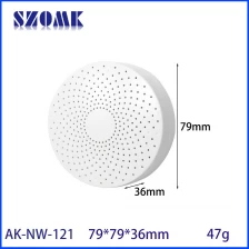 China AK-NW-121 IoT Gateway Smart Sensor plafond behuizing Muur gemonteerde plastic PCB-hoes voor elektronische 79*79*36mm fabrikant