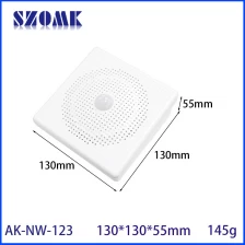 China AK-NW-123 Deursensor Housing Intelligente Voice Infrarood Human Body IoT Wireless Alarm Plastic behuizing Doos 130*130*60mm fabrikant