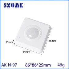 China 86*86*20mm AK-N-97 Wandlichtschakelaar Bewegingslichtsensor Infrarood Motion Sensor ABS Plastic knop behuizing fabrikant