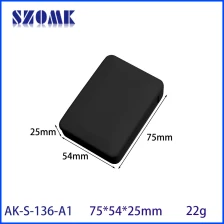 Chine Couvercle de boîte de jonction AK-S-136, 75x54x25MM, surveillance de sécurité, boîtier en plastique Abs fabricant