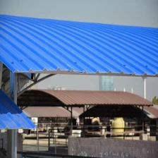 China Preço de atacado de telhas plásticas onduladas trapezoidais de PVC na China fabricante