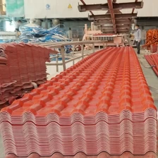 Cina Prezzo all'ingrosso delle tegole in lamiera di copertura spagnola in PVC trapezoidale personalizzato ASA in Cina produttore
