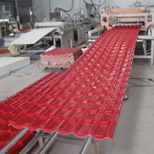 China panel beralun plastik kalis air pvc Resin Sintetik lembaran bumbung borong china untuk bumbung pengilang