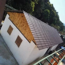 China Resin sintetik upvc pvc plastik bersalut lembaran jubin bumbung beralun untuk pembekal bumbung china pengilang
