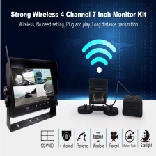 China Richmor vehicle AHD IP67 wireless camera can be connet to car 12V circuite or battery and WIFI wireless Disply manufacturer