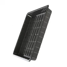 China 2x4 3x3 4x4 4x8 Deep Black ABS HIPS Plastic Indoor Microgreen Flood Water Drain Grow Hydro Tray manufacturer