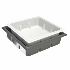 China White and Black 40 50 70 100 200 Gallon ABS Plastic DWC NFT Grow Nutrient Hydroponic Tank manufacturer