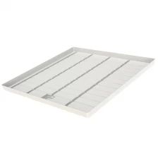 China Cheap 3x3 White Plastic Hydro Planting Nursery Farm Microgreens Ebb and Flow Trays manufacturer