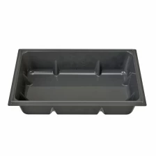 China Dutable 70 Gallon Black ABS Plastic Deep Culture Water Reservoir For Hydroponics manufacturer