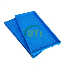 China Agri Nursery White Green Black Blue Custom Colors Plastic Flat Bottom Rice Paddy Seeding Tray manufacturer