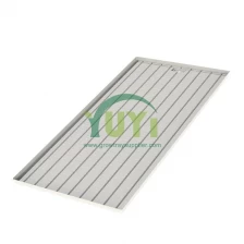 China Custom Large Thermoforming ABS Plastic Flood And Drain Tray For Ebb And Flow Seedbed Hydroponic Planter manufacturer