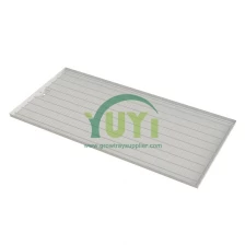 China Custom Low Rise Danish Style 2x4 3x3 4x4 4x8 Grey Gray ABS Plastic Soilless Fodder Growing Hydro Tray manufacturer
