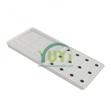 China. Forodha 24 Mashimo 2x4 White ABS Jedwali Kukua la plastiki na Trays za Mafuriko ya Mafuriko kwa mimea ya ndani Mzalishaji
